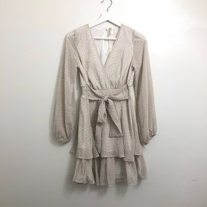 Japan Blush Leopard Tea Dress